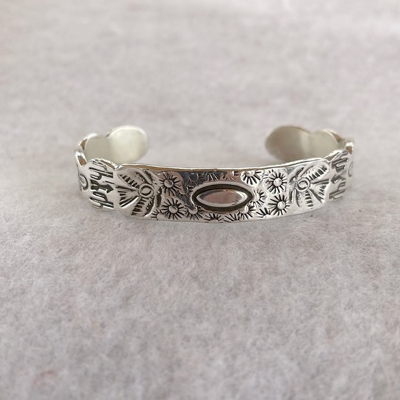 Sterling Silver Cuff Bracelet - Picture 1 of 4